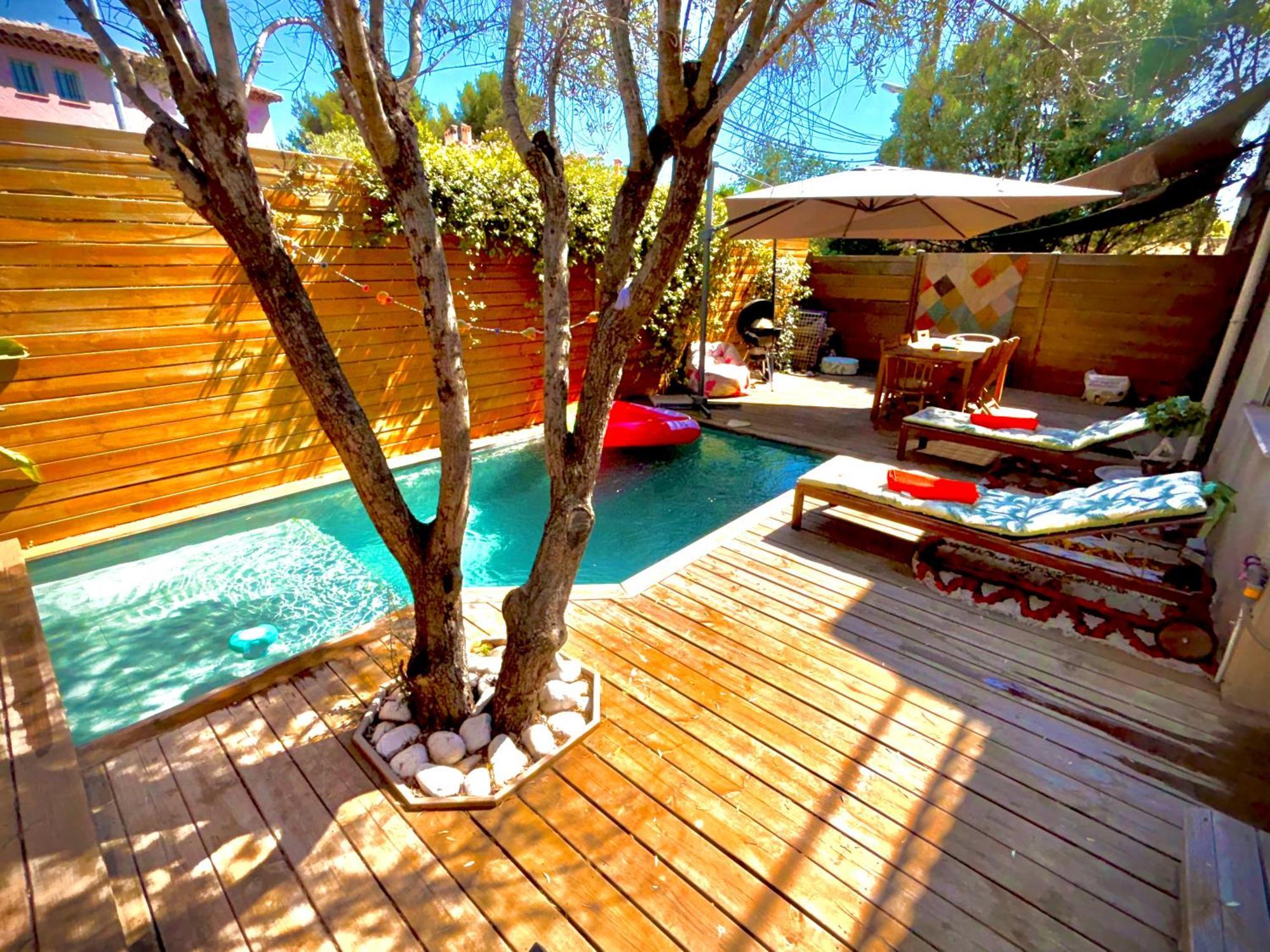 Maison Avec Piscine Et Jacuzzi Proche Des Plages Toulon Buitenkant foto
